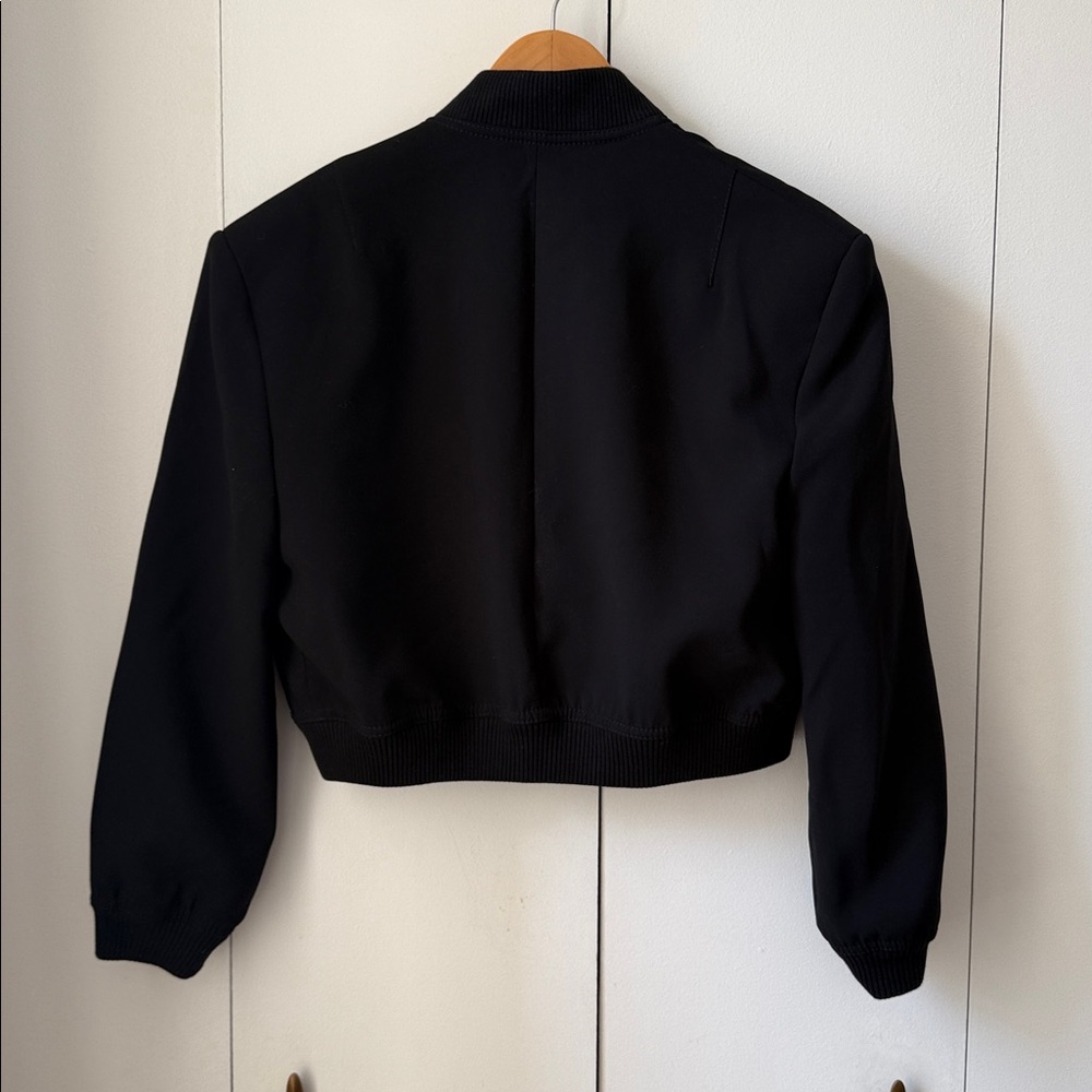 Zara Women's Black Bomber Jacket - Picture 5 of 5